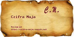 Czifra Maja névjegykártya